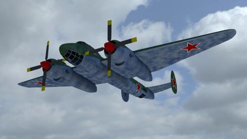 Tupolev Tu-2 textured preview image